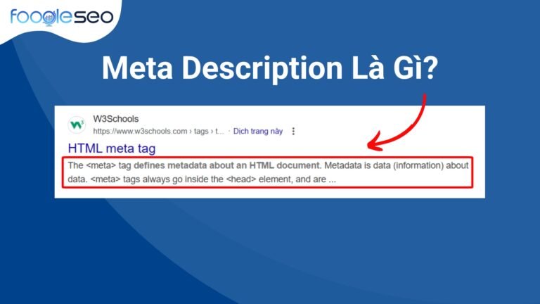 Meta Description Là Gì? Cách Viết Thẻ Meta Description Chuẩn SEO, Thu Hút