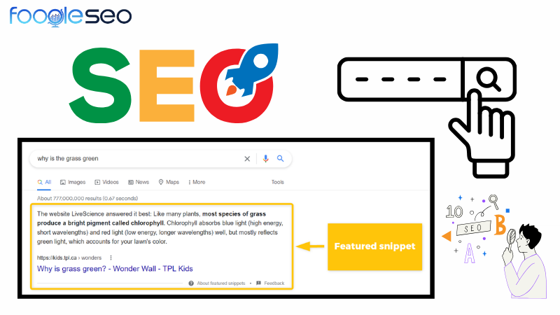 Featured Snippets là một khối thông tin được hiển thị nổi bật ở đầu trang kết quả tìm kiếm Google (SERP)