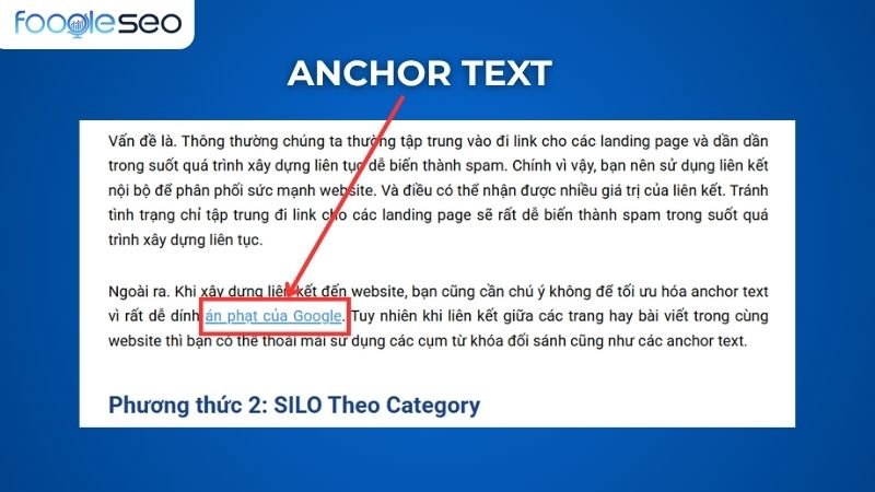 Anchor text là gì trong SEO?