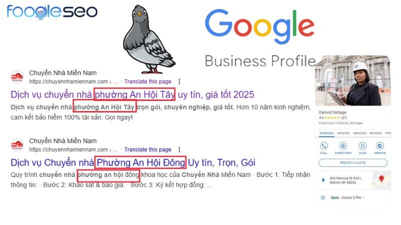 Tối ưu hóa hồ sơ doanh nghiệp và nội dung siêu địa phương