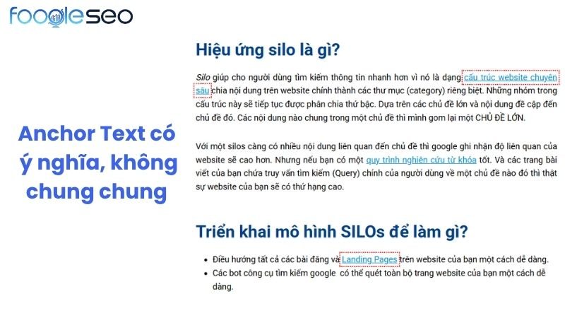 Tối ưu liên kết nội bộ theo ngữ cảnh