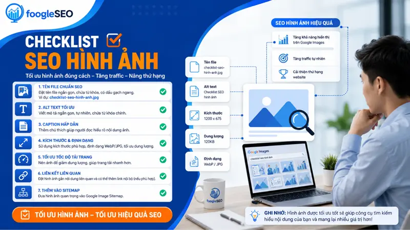 Checklist SEO hình ảnh cho website