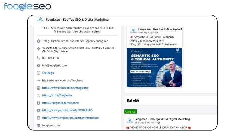 Đồng bộ thông tin entity trên mạng xã hội