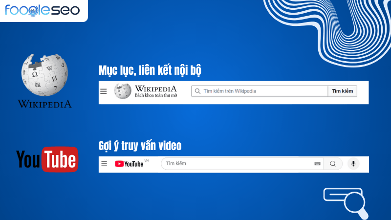 Dùng Wikipedia và YouTube để gợi ý truy vấn