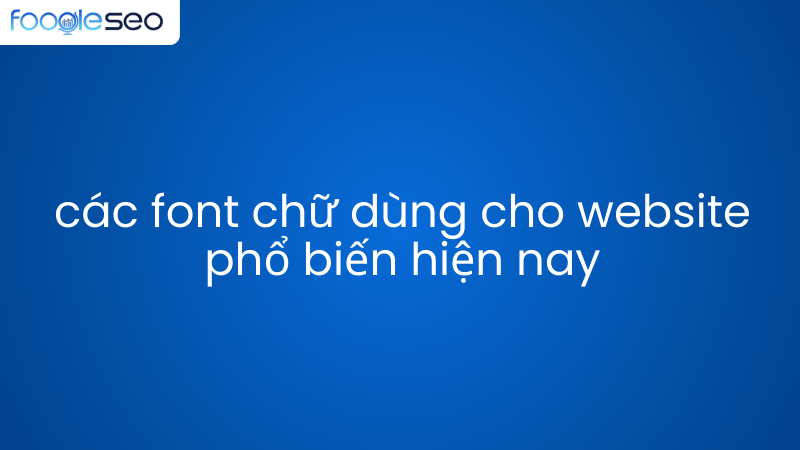 Font chữ Poppins trong thiết kế web