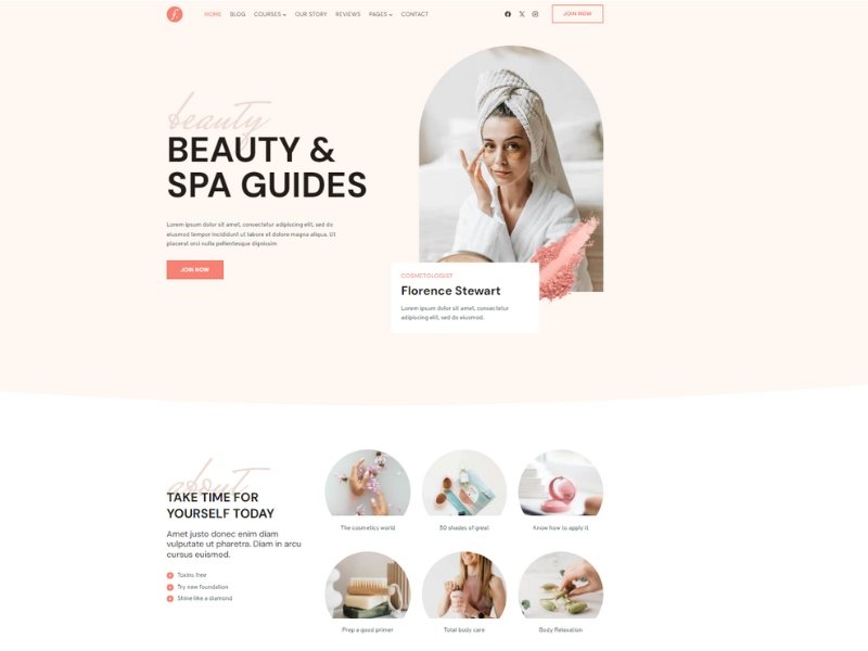 Foogleseo thiết kế website cơ sở spa