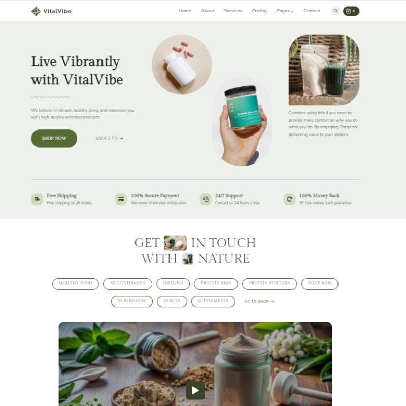 Foogleseo thiết kế website thực phẩm thiên nhiên