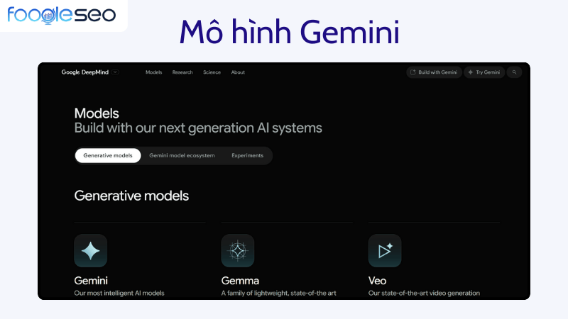 Hệ thống AI đa phương thức mô hình Gemini