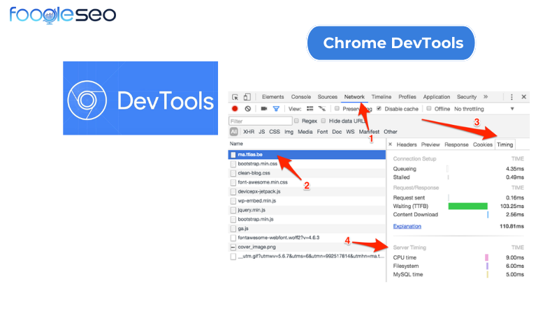 Sử dụng Devtools để đo tốc độ