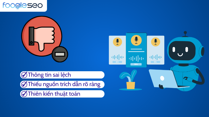 Nhược điểm của AI Overview