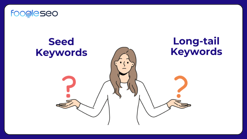 Phân biệt seed keywords và long-tail keywords