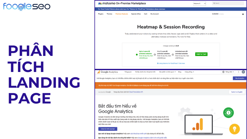 Phân tích toàn diện landing page bằng GA4, Heatmap và Session Recording