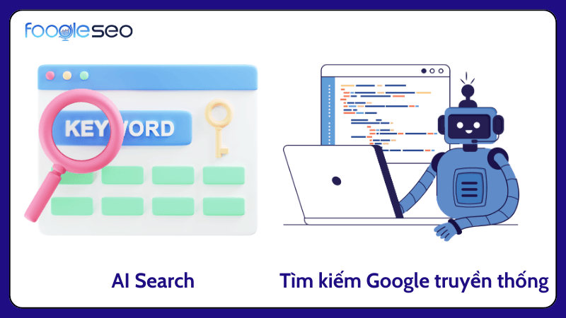 So sánh AI Search và tìm kiếm truyền thống