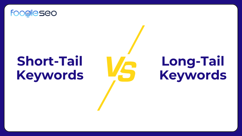 So sánh short-tail keywords và long-tail keywords