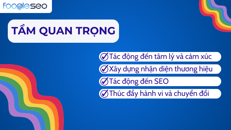 Tầm quan trọng của màu sắc trong UX/UI và thiết kế web