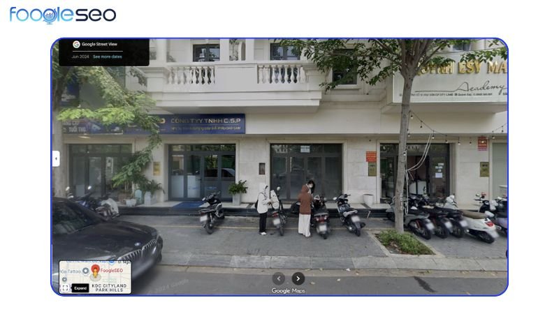 Tính năng Street View ghi lại hình ảnh trực quan