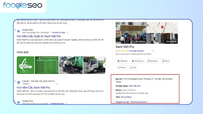 Tối ưu Hồ sơ Doanh nghiệp Google