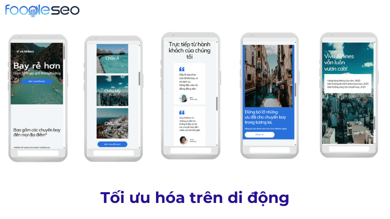 Tối ưu hóa cho di động trong landing page