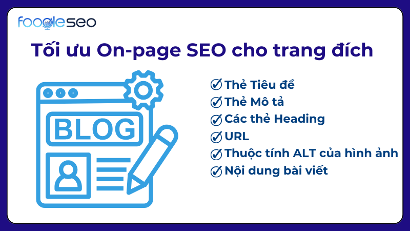 Tối ưu On-page cho các trang đích
