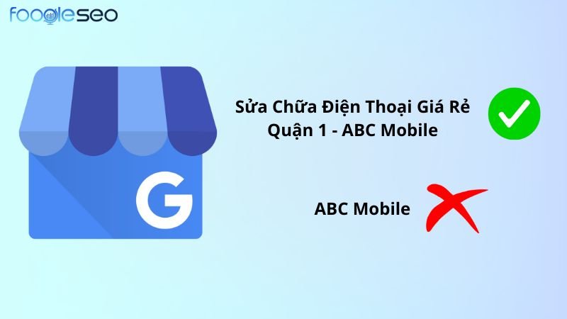 Vi phạm nguyên tắc Google Business Profile