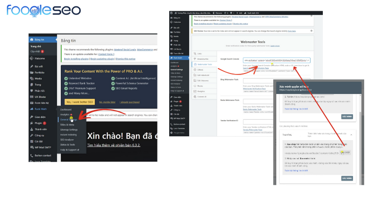 Cách 1: Chèn code vào html