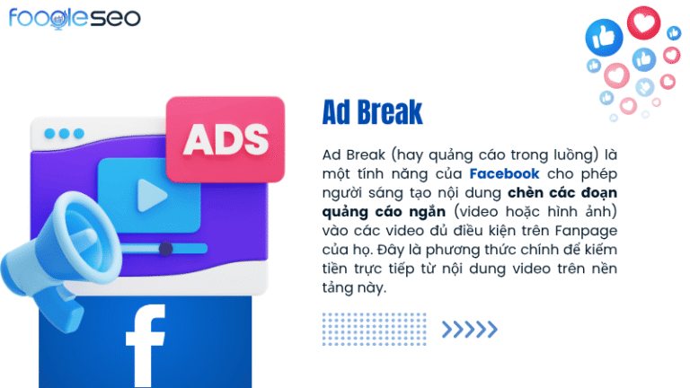 Quick Ad Break Ad Break: Hướng dẫn kiếm tiền Facebook & Điều kiện bật 2026