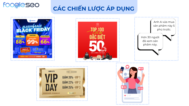 Các chiến lược áp dụng hiệu ứng FOMO