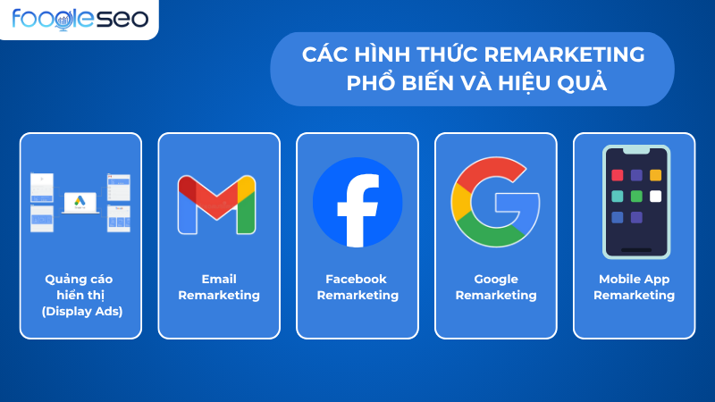 Các hình thức remarketing phổ biến và hiệu quả