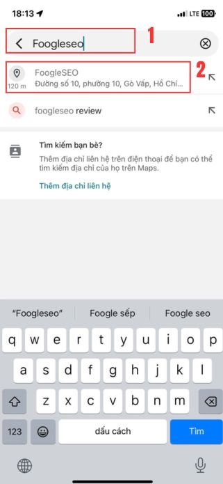 Cách lấy kinh độ vĩ độ trên google map bằng điện thoại