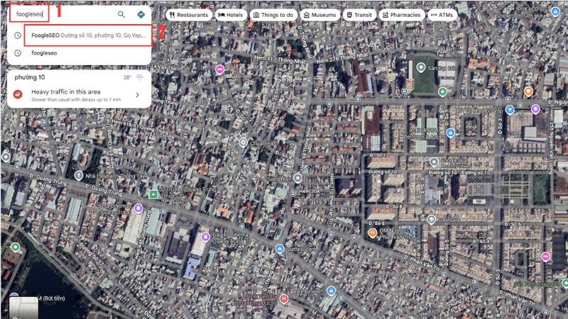 Cách lấy tọa độ trên google map bằng máy tính