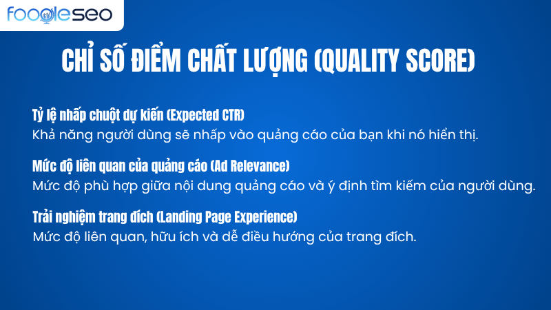 Chỉ số điểm chất lượng: Cơ chế hoạt động của Google Ads