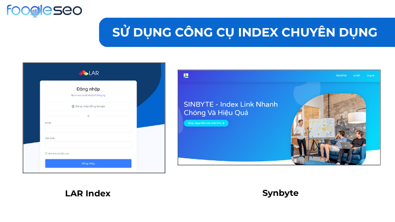 Sử dụng công cụ Index chuyên dụng