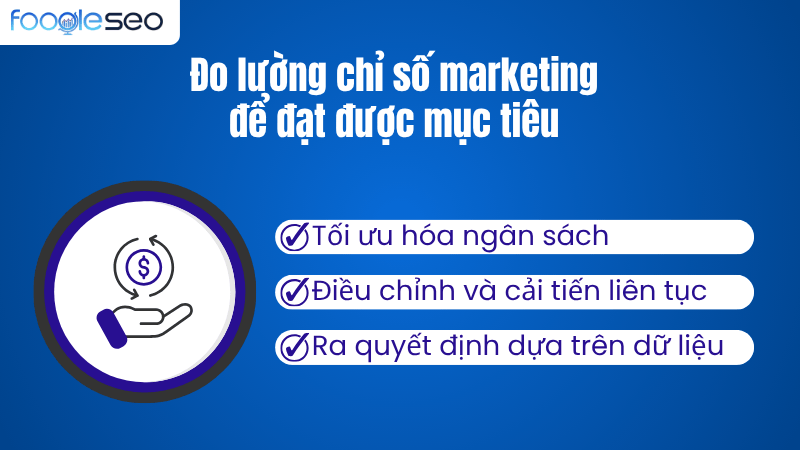 Đo lường chỉ số marketing để đạt được các mục tiêu