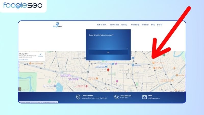 Gắn Google Maps vào trang liên hệ