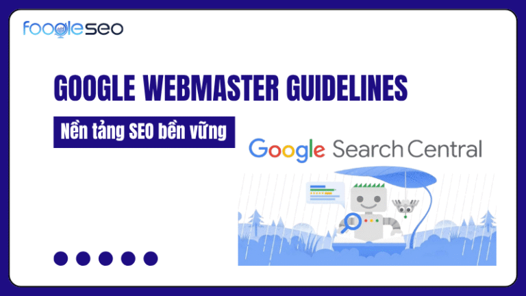 Google webmaster guidelines (Google Search Essentials)