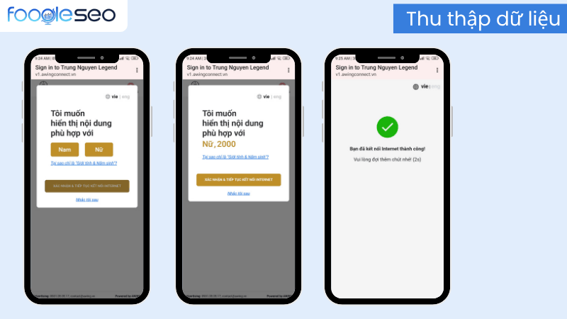 hình thức thu thập dữ liệu bằng data form và text matching