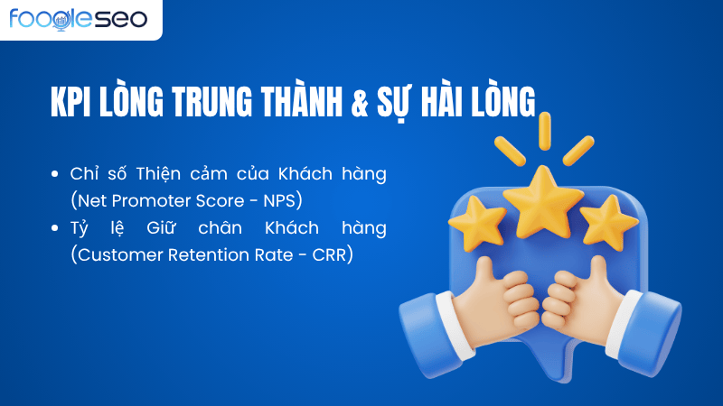 KPI Lòng trung thành & Sự hài lòng của Khách hàng