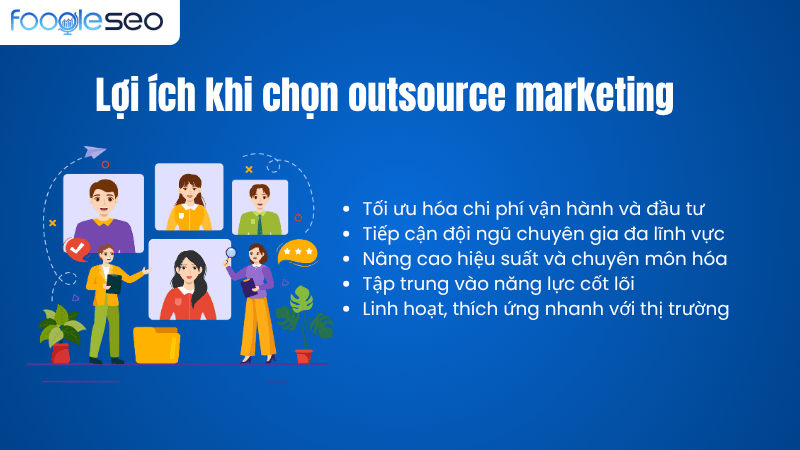 Lợi ích khi lựa chọn outsource marketing