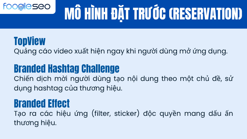 Mô hình đặt trước Reservation