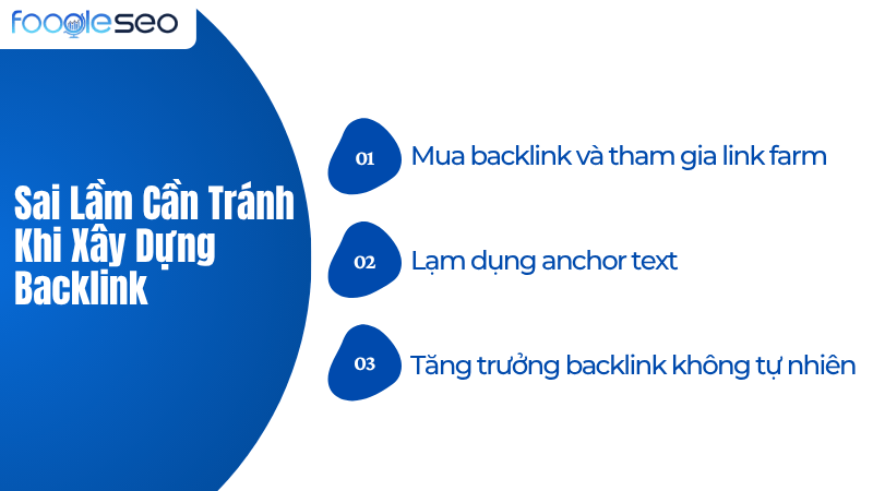 Sai lầm cần tránh khi xây dựng backlink