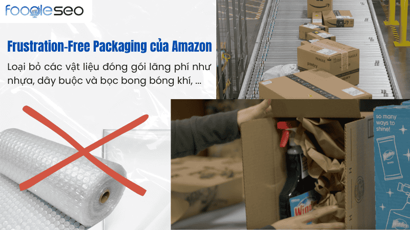 Sáng kiến frustration free packaging của Amazon nhằm loại bỏ vật liệu đóng gói lãng phí