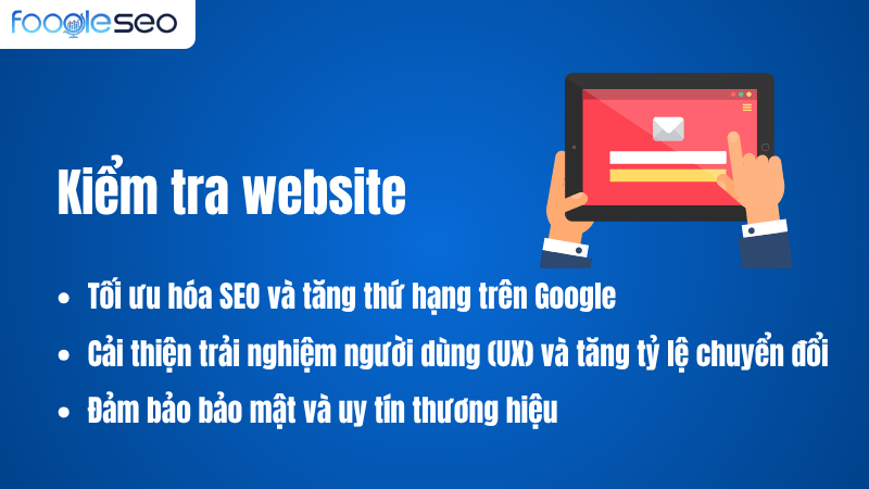 Tầm quan trọng của việc kiểm tra website