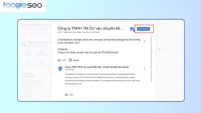 Tận dụng mục Q&A