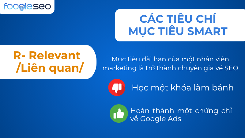 Tiêu chí smart relevant