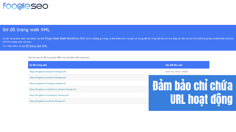 Tối ưu cấu trúc sitemap sơ đồ trang web