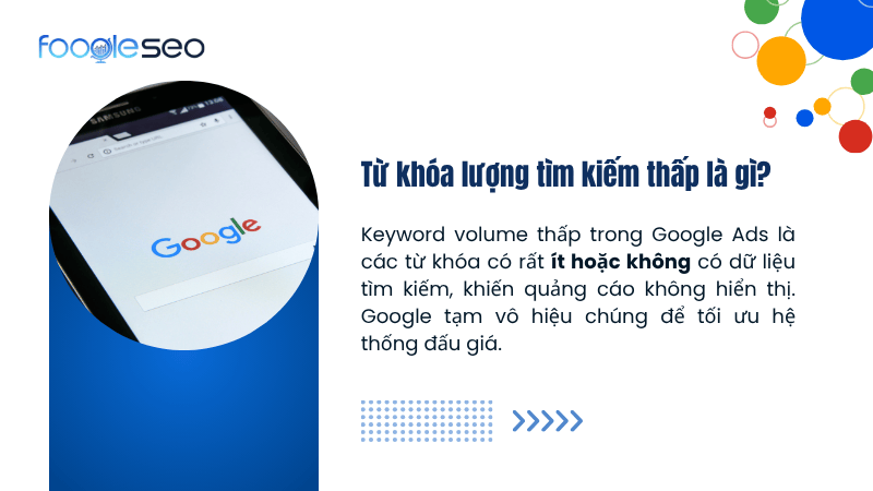 Từ khóa có lượng tìm kiếm thấp là gì