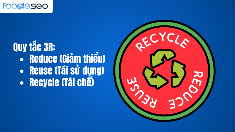 Vòng đời sản phẩm bền vững Reduce, Reuse, Recycle