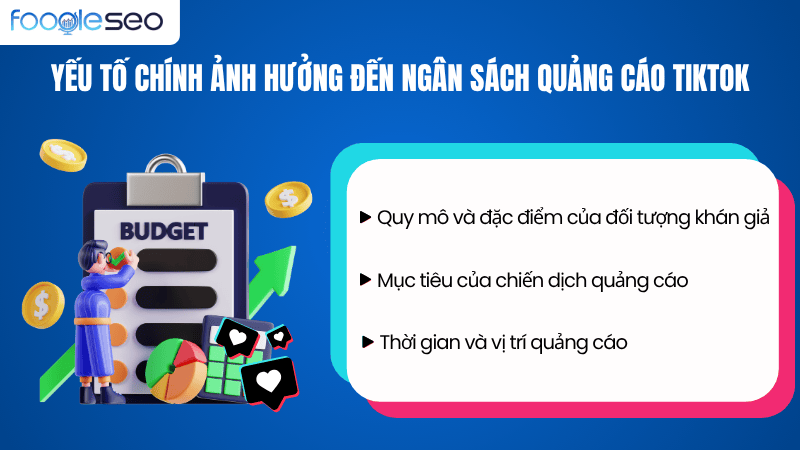 Yếu tố ảnh hưởng đến ngân sách quảng cáo Tik Tok