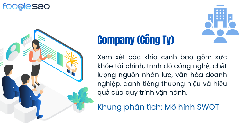 Yếu tố company (công ty) trong 3C marketing