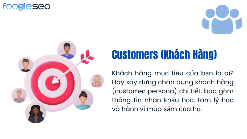 Yếu tố customers khách hàng trong 5C marketing